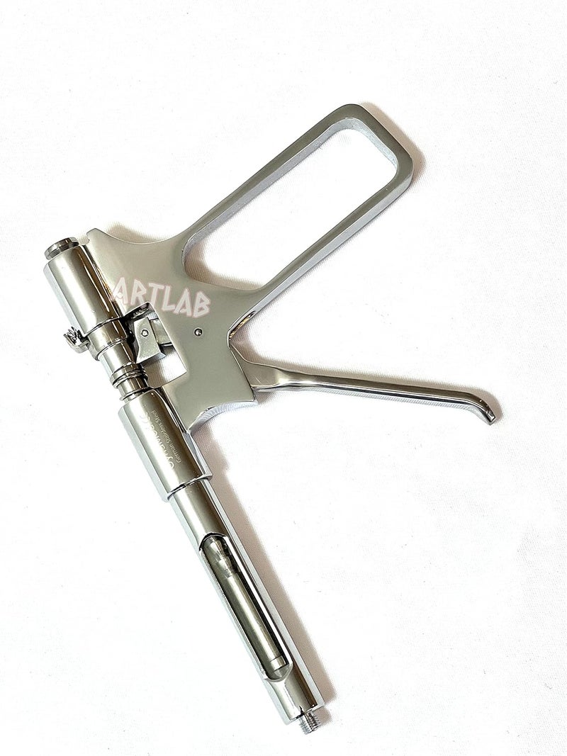 artlab German Stainless Dental Syringe intraligamental 1.8ml anesthetic Power Syringe Dental Instrument Anesthesia Dental Syringe-Gun Type (Stainless Steel FIG1) - Image 4